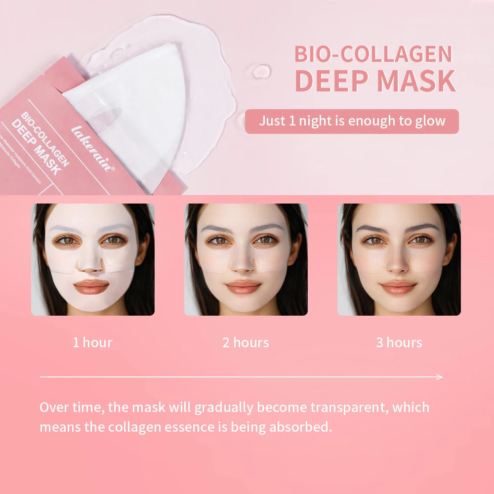 Masque Hydrogel Bio-Collagène – Hydratation Profonde & Raffermissement
