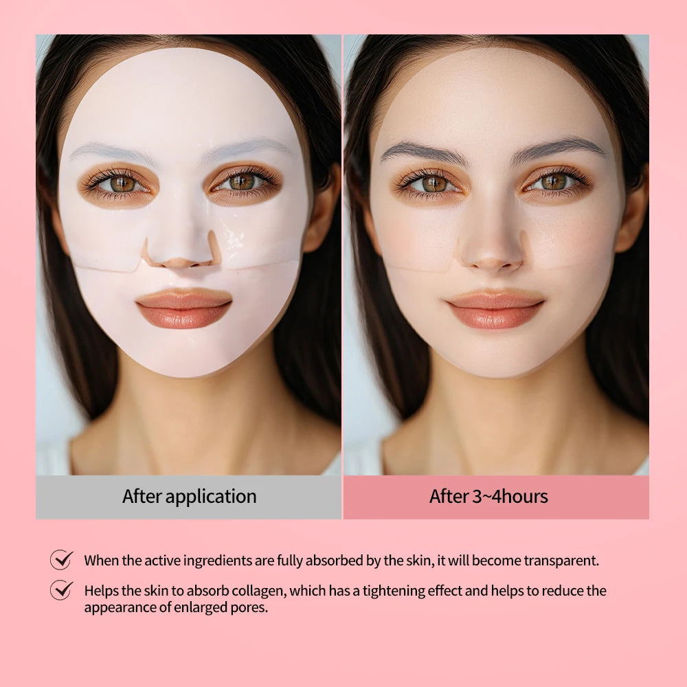 Masque Hydrogel Bio-Collagène – Hydratation Profonde & Raffermissement