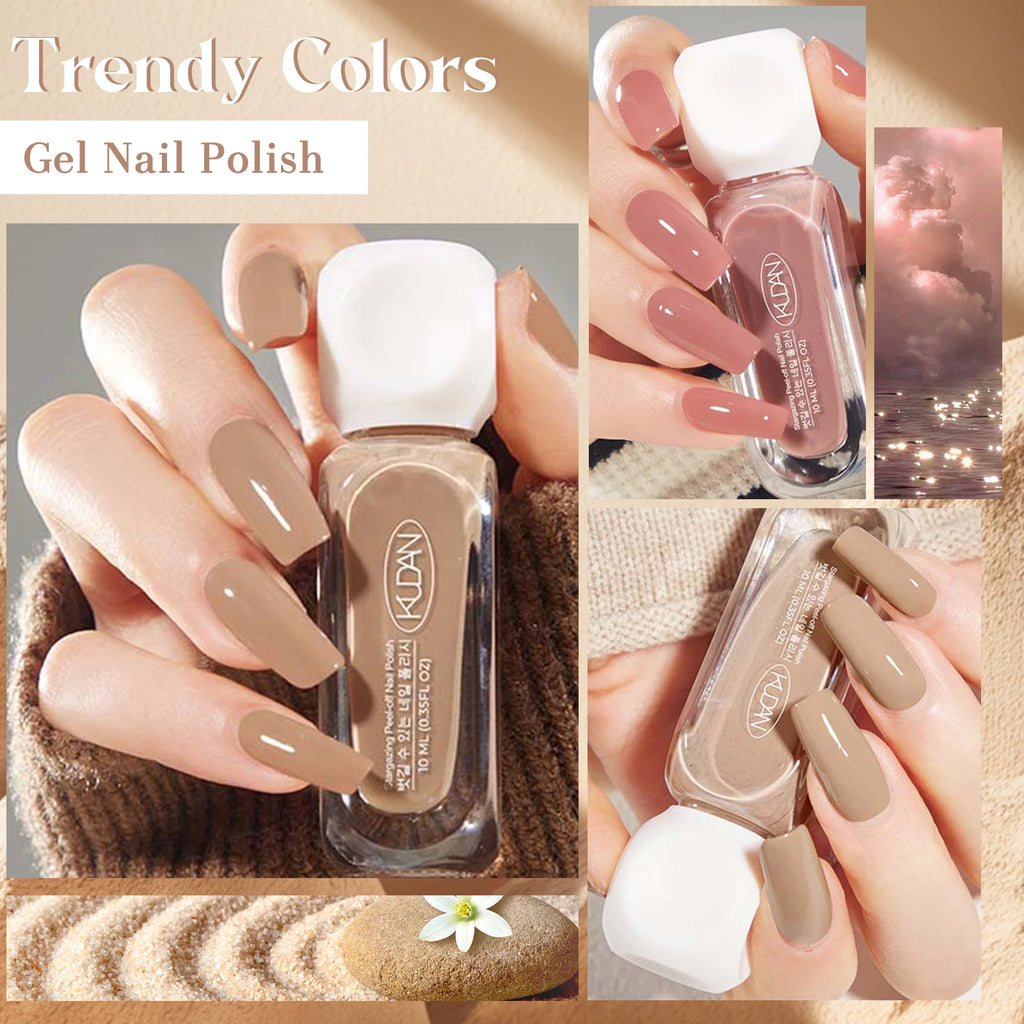 Lot de 4 vernis à ongles rouges paillettes à base d'eau – Sereva