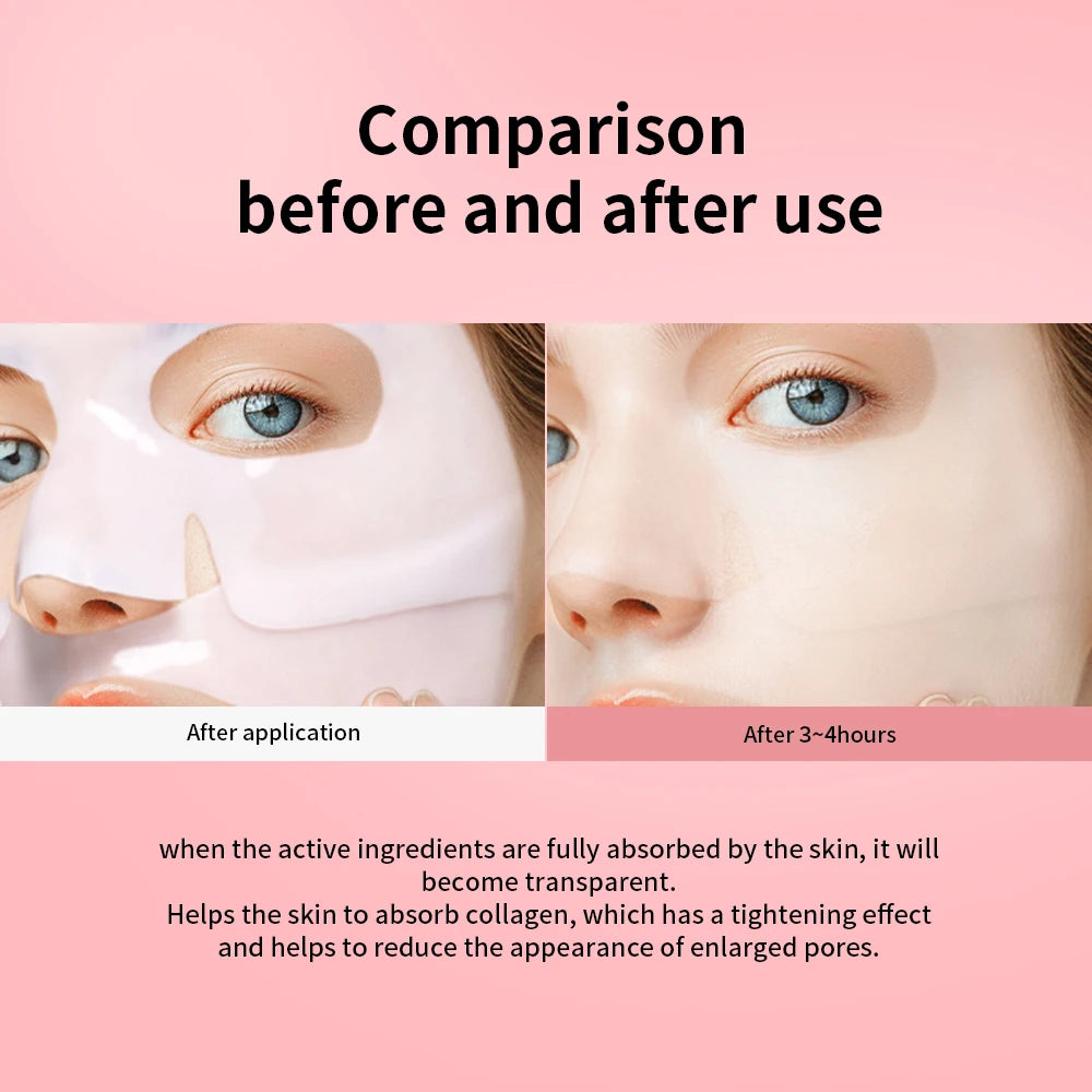 Masque Hydrogel Bio-Collagène – Hydratation Profonde & Raffermissement